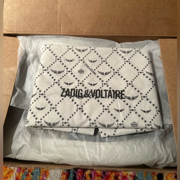 ZADIG & VOLTAIRE LIMITED EDITION ZV1747 HIGHTONE LEATHER + PYTHON PRINT- EU 45 - Picture 4 of 12